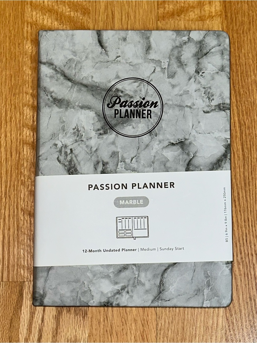 Passion Planner M Sunday start